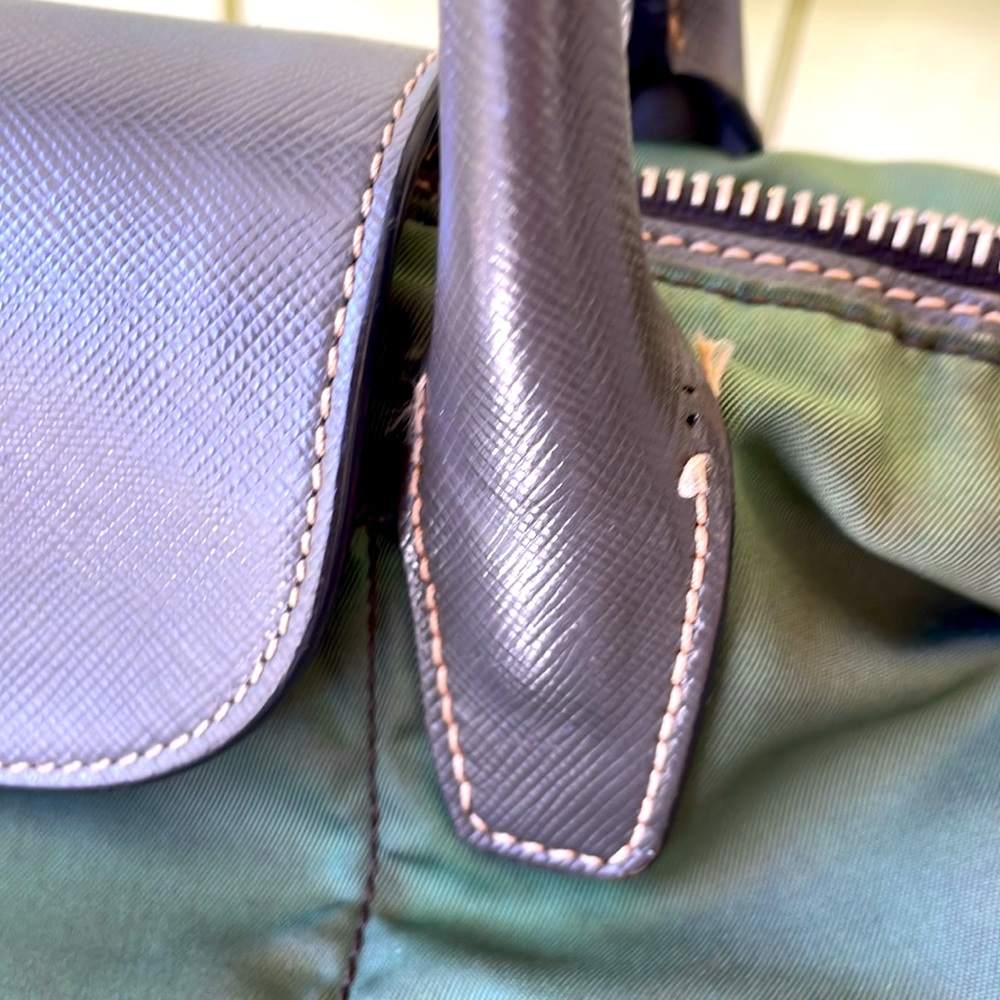 🍉SOLD🍉Prada green tessuto two way tote - Picture 17 of 17